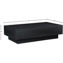  Meridian Otto Black Oak Veneer Coffee Table IMAGE 9