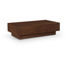 Meridian Otto Brown Oak Veneer Coffee Table IMAGE 1