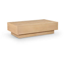  Meridian Otto Natural Oak Veneer Coffee Table IMAGE 1