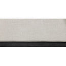 Meridian Alfie Beige Linen Textured Fabric Queen Bed IMAGE 7
