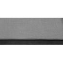 Meridian Alfie Grey Linen Textured Fabric Full Bed IMAGE 7