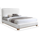  Color_Cream/ Natural  Size_Full  -- Meridian Nolita Upholstered Panel Bed IMAGE 7