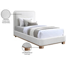  Color_Cream/ Natural  Size_Twin  -- Nolita Cream Linen Textured Fabric Upholstered Twin Bed IMAGE 8