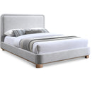  Color_Grey/ Natural  Size_King  -- Nolita Grey Linen Textured Fabric Upholstered King Bed IMAGE 1