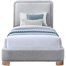  Color_Grey/ Natural  Size_Twin  -- Nolita Grey Linen Textured Fabric Upholstered Twin Bed IMAGE 3
