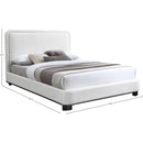  Color_Black/ Cream Size_Queen -- Nolita Cream Linen Textured Fabric Upholstered Queen Bed IMAGE 7