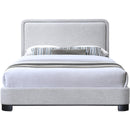 Color_Black/ Grey Size_King -- Nolita Grey Linen Textured Fabric Upholstered King Bed IMAGE 3