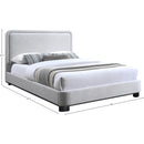  Color_Black/ Grey Size_King -- Nolita Grey Linen Textured Fabric Upholstered King Bed IMAGE 7