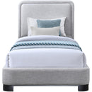  Color_Black/ Grey Size_Twin -- Nolita Grey Linen Textured Fabric Upholstered Twin Bed IMAGE 3