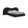  Color_Black Size_Queen -- Meridian Everest Upholstered Platform Bed IMAGE 1