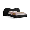  Color_Black Size_Queen -- Meridian Everest Upholstered Platform Bed IMAGE 1
