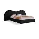  Color_Black Size_Queen -- Meridian Everest Upholstered Platform Bed IMAGE 1