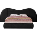  Color_Black Size_Queen -- Meridian Everest Upholstered Platform Bed IMAGE 3