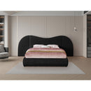  Color_Black Size_Queen -- Meridian Everest Upholstered Platform Bed IMAGE 4