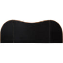  Color_Tan Size_King -- Everest Tan Linen Textured Fabric Upholstered King Bed IMAGE 6