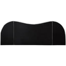  Color_White Size_King -- Everest White Linen Textured Fabric Upholstered King Bed IMAGE 6