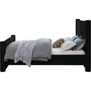 Color_Black Size_Full -- Elias Black Velvet Upholstered Full Bed IMAGE 5
