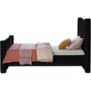  Meridian Elias Black Velvet Upholstered Twin Bed IMAGE 5