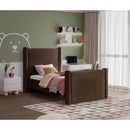  Meridian Elias Brown Velvet Upholstered Twin Bed IMAGE 2