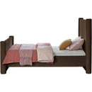  Meridian Elias Brown Velvet Upholstered Twin Bed IMAGE 5