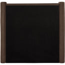  Meridian Elias Brown Velvet Upholstered Twin Bed IMAGE 6