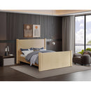  Color_Camel Size_King -- Elias Camel Velvet Upholstered King Bed IMAGE 2