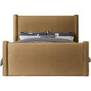 Meridian Elias Saddle Velvet Full Bed IMAGE 3