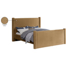  Color_Saddle Size_Full -- Elias Saddle Velvet Upholstered Full Bed IMAGE 8
