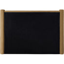 Meridian Elias Saddle Velvet Queen Bed IMAGE 6