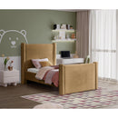  Color_Saddle Size_Twin -- Elias Saddle Velvet Upholstered Twin Bed IMAGE 2