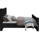  Color_Black Size_Queen -- Elias Black Boucle Fabric Upholstered Queen Bed IMAGE 5