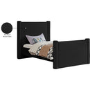  Color_Black Size_Twin -- Meridian Elias Upholstered Poster Bed IMAGE 8