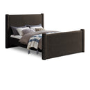  Color_Brown Size_King -- Elias Brown Boucle Fabric Upholstered King Bed IMAGE 1