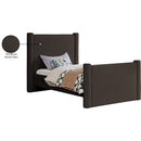  Color_Brown Size_Twin -- Elias Brown Boucle Fabric Upholstered Twin Bed IMAGE 8