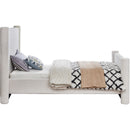  Color_Cream Size_Twin -- Elias Cream Boucle Fabric Upholstered Twin Bed IMAGE 5