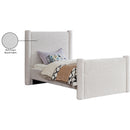  Color_Cream Size_Twin -- Elias Cream Boucle Fabric Upholstered Twin Bed IMAGE 8