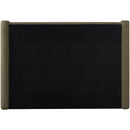  Color_Olive Size_King -- Elias Olive Green Boucle Fabric Upholstered King Bed IMAGE 6