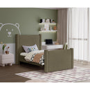  Color_Olive Size_Twin -- Elias Olive Green Boucle Fabric Upholstered Twin Bed IMAGE 2