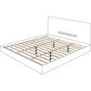 Meridian Casa Cream Vegan Leather King Bed (3 Boxes) IMAGE 9