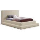  Color_Beige  Size_Twin  -- Dane Beige Teddy Fabric Upholstered Twin Bed IMAGE 8