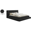  Color_Black  Size_Full  -- Dane Black Teddy Fabric Upholstered Full Bed IMAGE 9