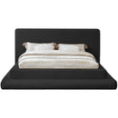 Meridian Dane Black Teddy Fabric Queen Bed (3 Boxes) IMAGE 3