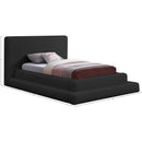  Color_Black  Size_Twin  -- Dane Black Teddy Fabric Upholstered Twin Bed IMAGE 8