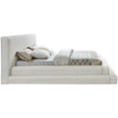 Meridian Dane Cream Teddy Fabric King Bed (3 Boxes) IMAGE 5