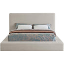  Color_Beige Size_Full -- Devin Beige Linen Textured Fabric Upholstered Full Bed IMAGE 3