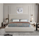  Color_Beige Size_Full -- Devin Beige Linen Textured Fabric Upholstered Full Bed IMAGE 4