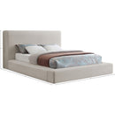  Color_Beige Size_Full -- Devin Beige Linen Textured Fabric Upholstered Full Bed IMAGE 7