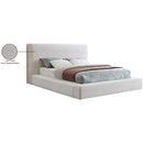  Color_Cream  Size_Full  -- Devin Cream Linen Textured Fabric Upholstered Full Bed IMAGE 8