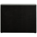 Meridian Devin Grey Linen Textured Fabric Twin Bed IMAGE 6