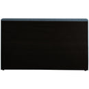 Meridian Devin Navy Linen Textured Fabric Full Bed IMAGE 6